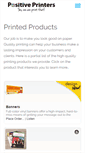 Mobile Screenshot of manuals.positiveprinters.com