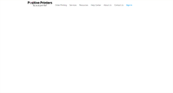 Desktop Screenshot of letterhead.positiveprinters.com